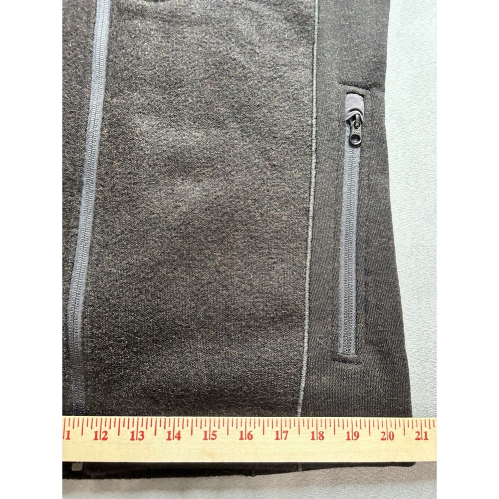 Kuhl Mens Interceptr Vest Sz M Black Fleece Full Zip Outdoor Hiking Gorp Layer - Picture 6 of 9